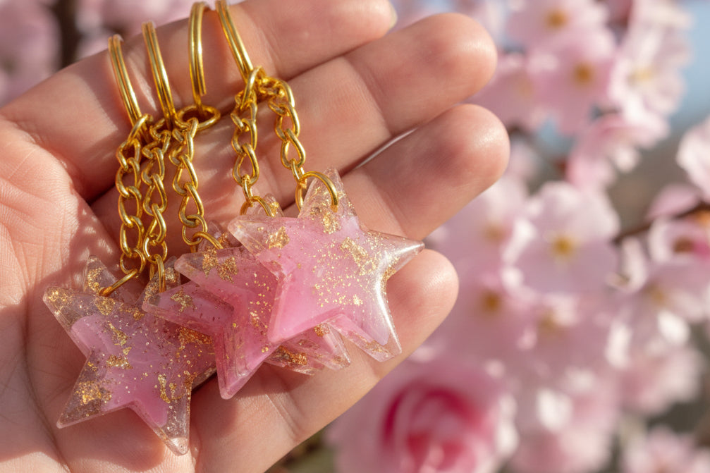 Sacred Embrace Star Keychain