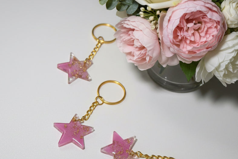 Sacred Embrace Star Keychain