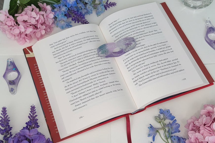 Sacred Embrace Thumb Book Page Holder - Wave