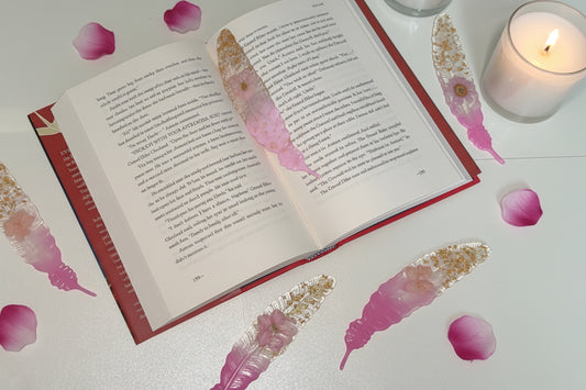 Sacred Embrace Feather Bookmark