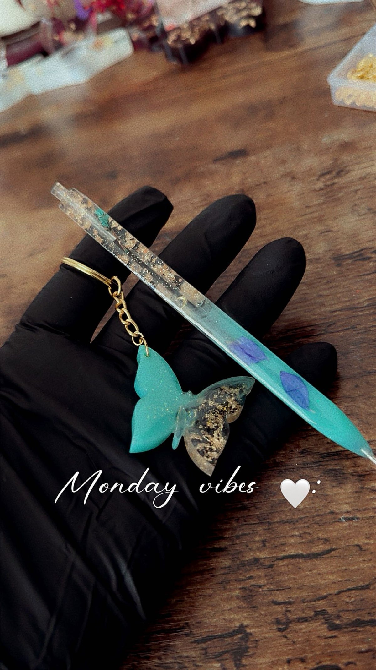 Personalized Butterfly Charm