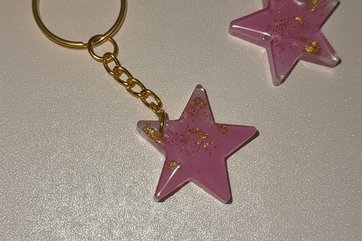Sacred Embrace Star Keychain