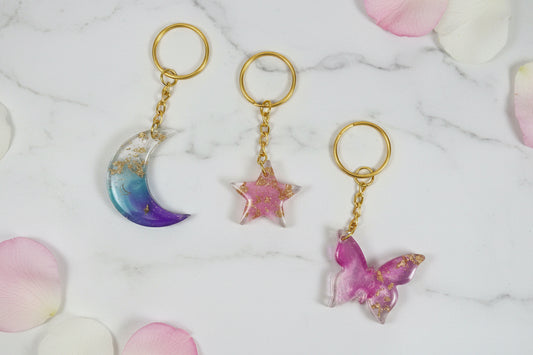 The Phases Keychain Trio Set